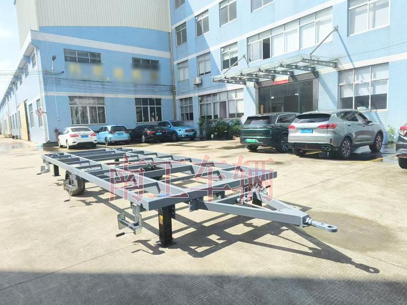 7吨骨架式ATV华体体育（中国）htty·官方网站 2轮灰色工具拖车